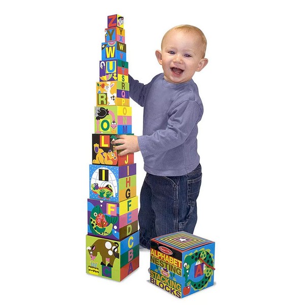 Продукт Melissa and Doug - Картонени кубчета с азбука и животни  - 0 - BG Hlapeta